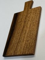 Ξύλινος δίσκος κοπής / σερβιρίσματος (πλατώ) από μαύρο φρακέ 500x500x500 εκ.
