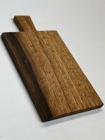 Ξύλινος δίσκος κοπής / σερβιρίσματος (πλατώ) από μαύρο φρακέ 500x500x500 εκ.